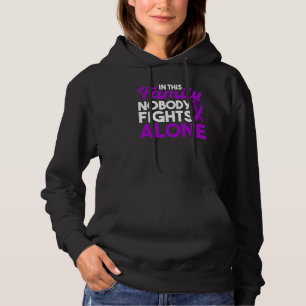 This Family Nobody Fights Alone Epilepsy Awareness Hoodie