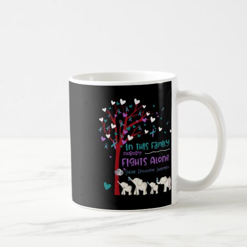 This Family Nobody Fights Alone Suicide Prevention Coffee Mug