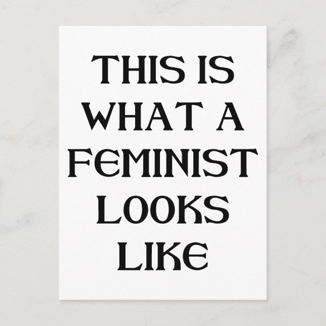 This Feminist Postcard (Front)