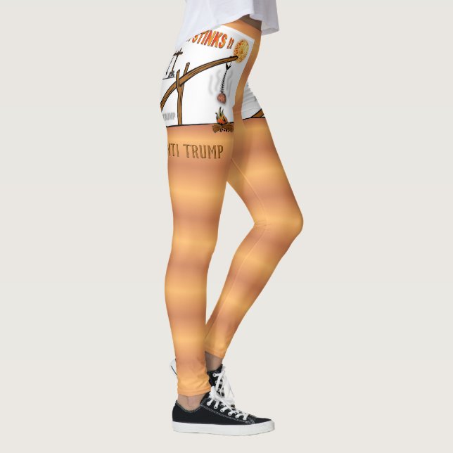 This fish stinks ! / Anti Trump, Leggings (Right)