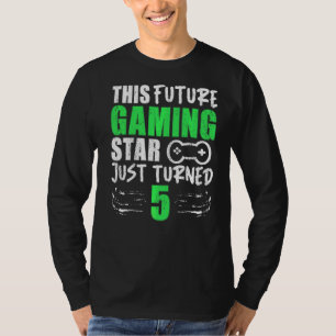 This Future Gaming Star Just Turned 5th Birthday T-Shirt