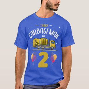 This Garbageman is 2 2th Birthday Garbage Truck 2y T-Shirt