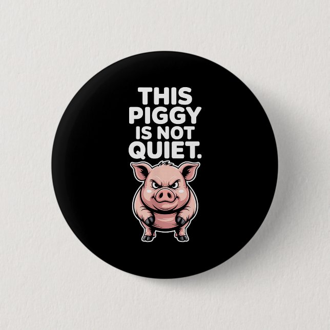 This Ggy Is Not Quiet Litical Funny Quote Meme  Button (Front)