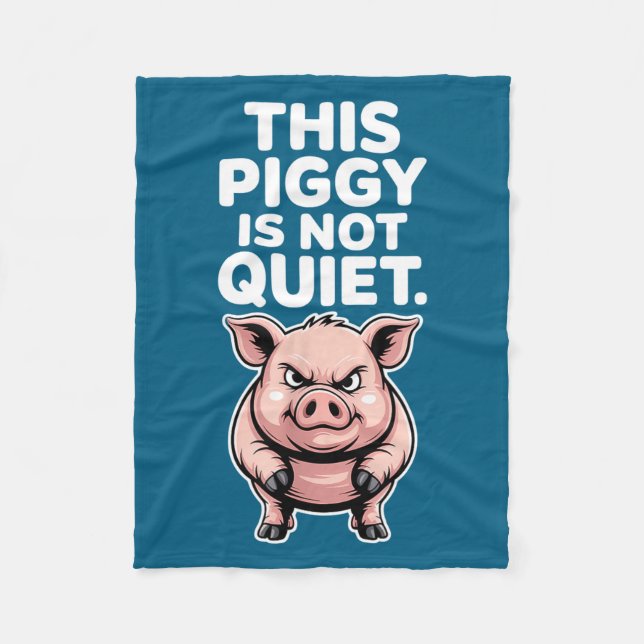 This Ggy Is Not Quiet Litical Funny Quote Meme  Fleece Blanket (Front)