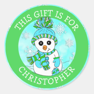 This Gift is for Christmas Gift Tag