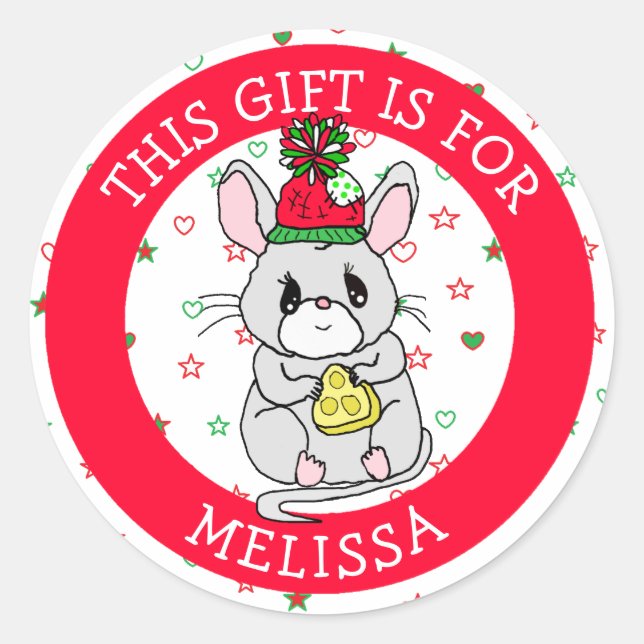 This Gift is for Christmas Gift Tag (Front)