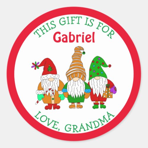 This Gift is For Personalized Christmas Gift Tags