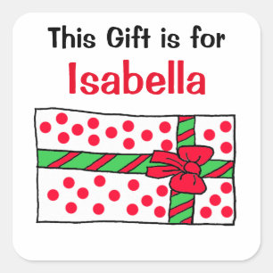 This Gift is for Personalized Gift Tag