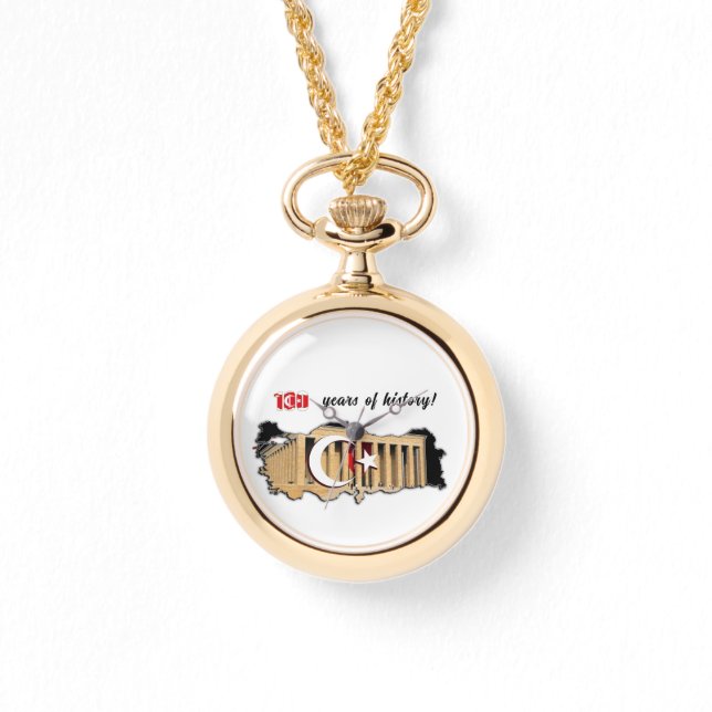 This gift is for Türkiye's 100th birthday history  Watch (Front)