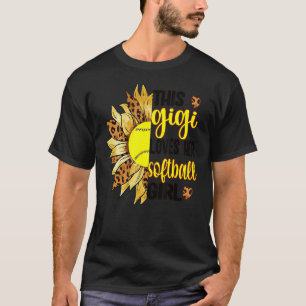 This Gigi Loves Her Softball Girl Softball Grandma T-Shirt