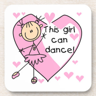This Girl Can Dance T-shirts and Gifts Beverage Coaster
