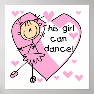 This Girl Can Dance T-shirts and Gifts Poster