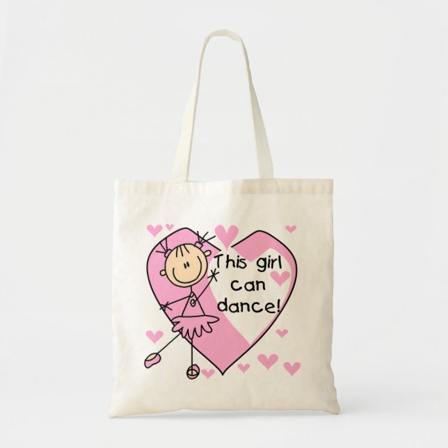 This Girl Can Dance T-shirts and Gifts Tote Bag (Front)