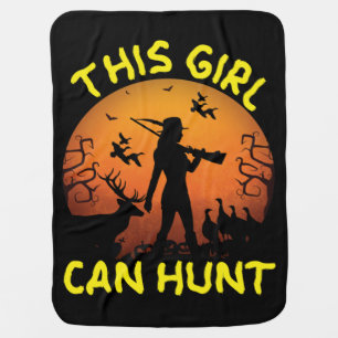 This Girl Can Hunt Essential Baby Blanket