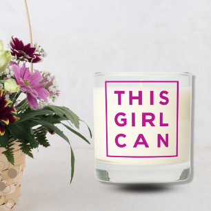 This Girl Can Peony Scented Candle