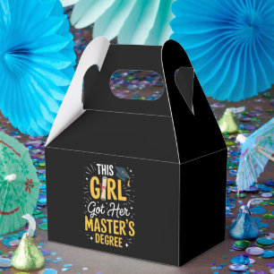 This Girl Got Her Masters Degree Graduation 2026 Favor Boxes