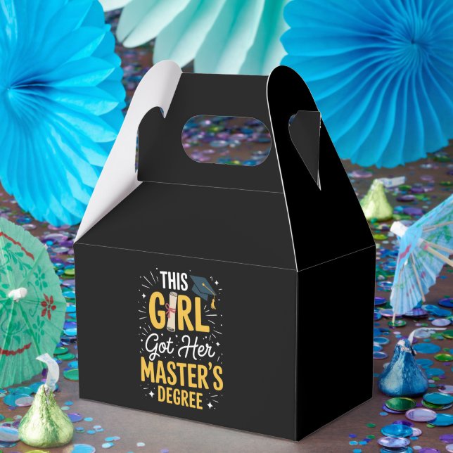 This Girl Got Her Masters Degree Graduation 2026 Favor Boxes (Party)
