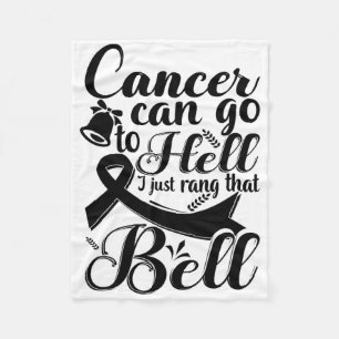 This Girl Got To Ring The Bell Chemo Grad Breast C Fleece Blanket