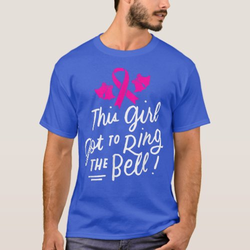 This Girl Got to Ring the Bell Chemo Grad Breast C T_Shirt