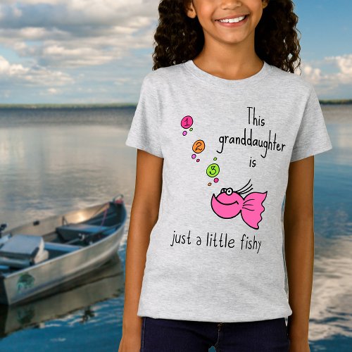 This girl is Just a little fishy pink T_Shirt
