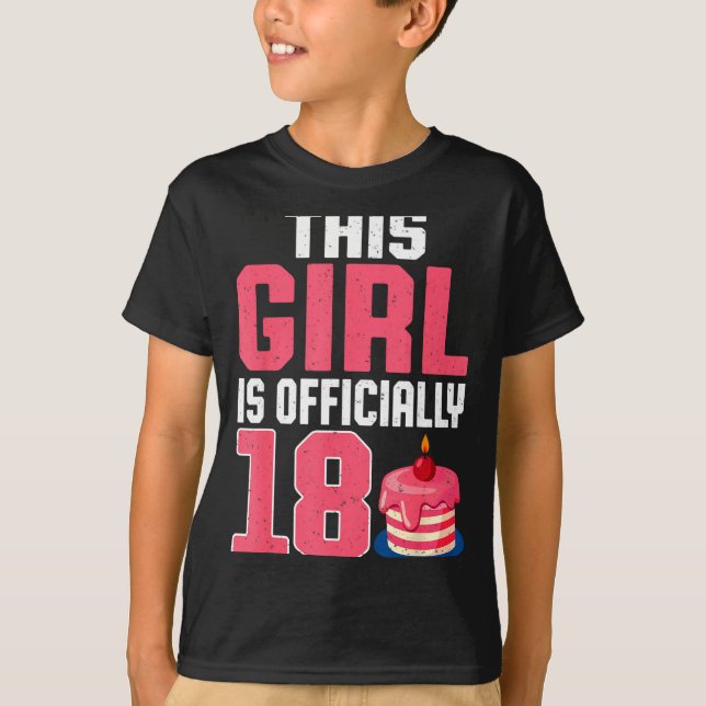 This Girl Is Ly 18 Years Old 18th Birthday Party  T-Shirt (Front)