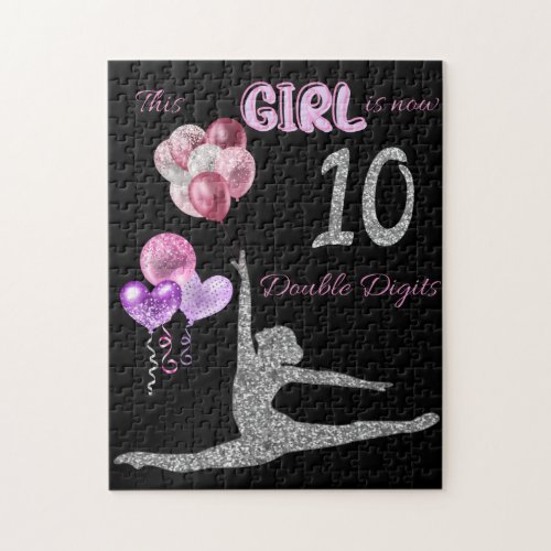 This Girl Is Now 10 Double Digits Gymnastics     Jigsaw Puzzle