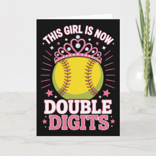 This Girl Is Now 10 Double Digits Softll Champion Card
