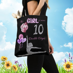 This Girl Is Now 10 Double Digits   Tote Bag