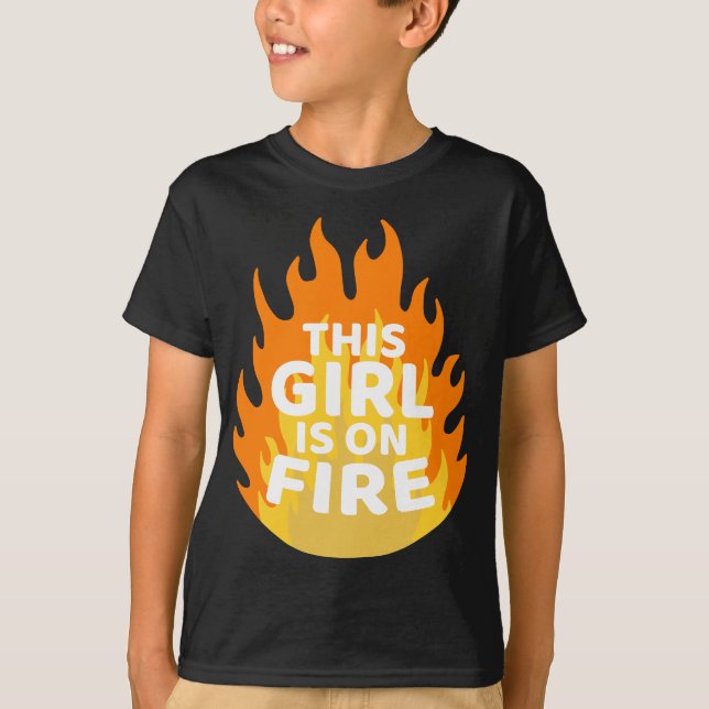 This Girl Is On Fire - Emancipation Women Power -  T-Shirt (Front)