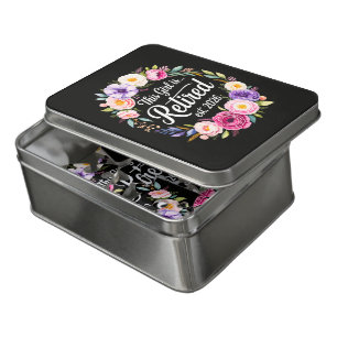 This Girl Is Retired 2026 Floral Retiret Jigsaw Puzzle