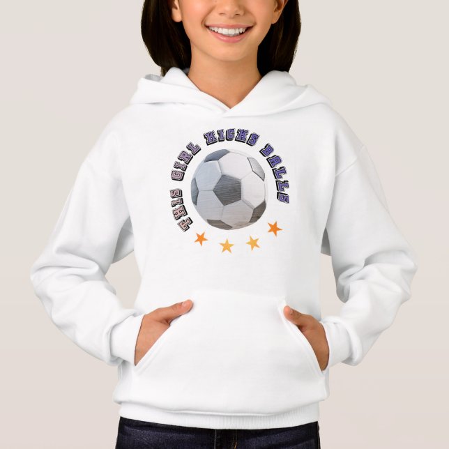 This Girl Kicks Balls Hoodie (Front)