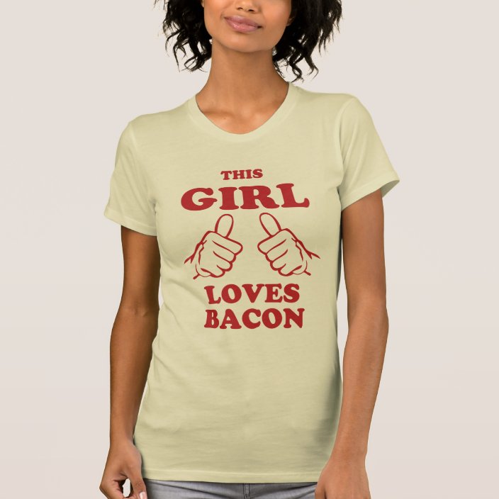 i love bacon t shirt