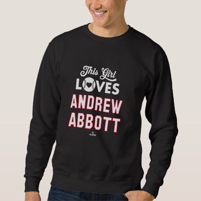 This Girl Loves Andrew Abbott Cincinnati Baseball  Sweatshirt (Front)