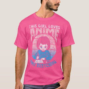 This Girl Loves Anime And Sketching Lover Sketch A T-Shirt