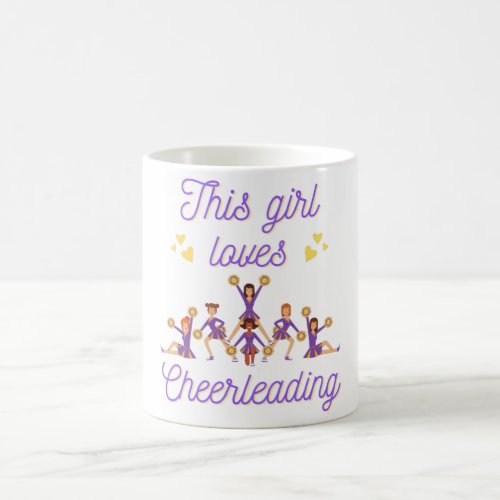 This Girl Loves Cheerleading Coffee Mug