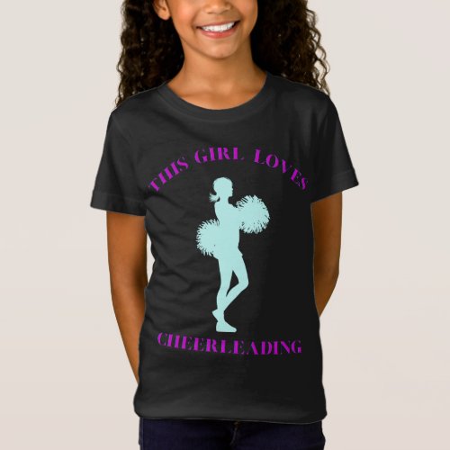 This Girl Loves Cheerleading T_Shirt