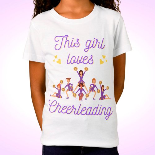 This Girl Loves Cheerleading T_Shirt