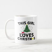 This Girl Loves Christmas Coffee Mug (Left)