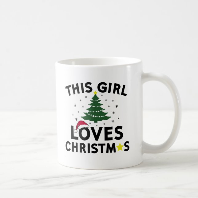 This Girl Loves Christmas Coffee Mug (Right)