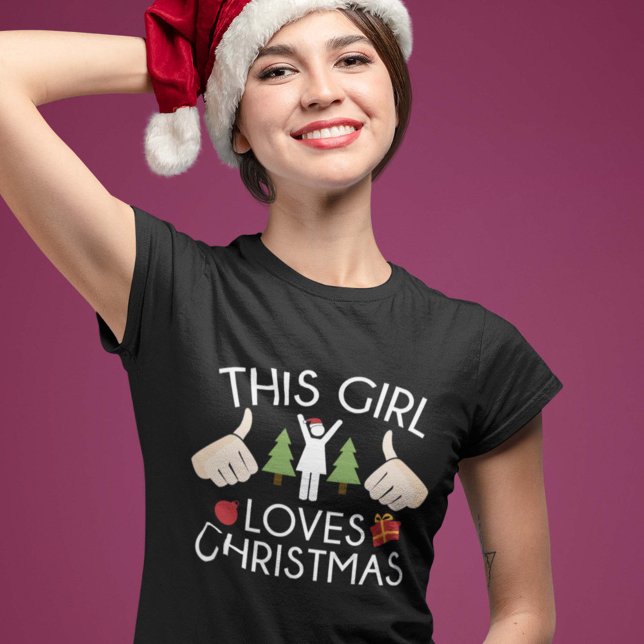 This Girl Loves Christmas T-Shirt (Creator Uploaded)