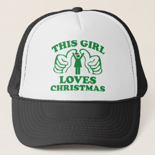 This Girl Loves Christmas Trucker Hat