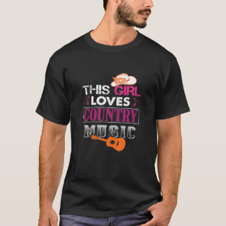 This Girl Loves Country Music T-Shirt