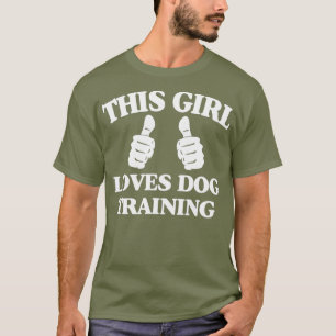 This Girl Loves Dog Training Funny Service Dog T-Shirt