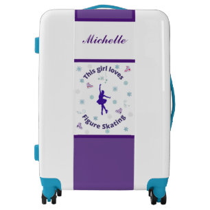 This Girl Loves Figure Skating Luggage