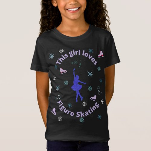 This Girl Loves Figure Skating T_Shirt