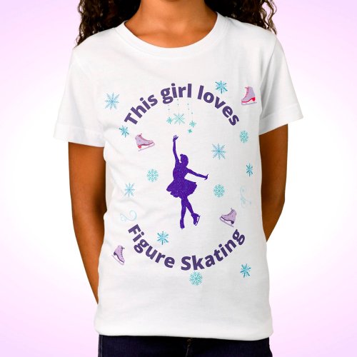This Girl Loves Figure Skating T_Shirt