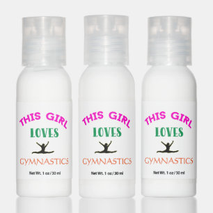 This Girl Loves Gymnastics Gymnast Quote Hand Lotion