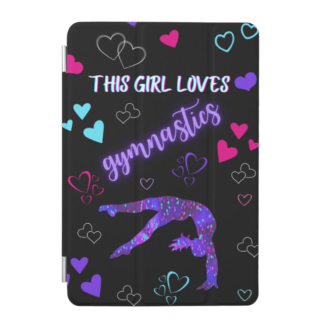 This Girl Loves Gymnastics   iPad Mini Cover (Front)