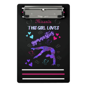 This Girl Loves Gymnastics Mini Clipboard
