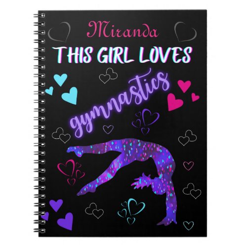 This Girl Loves Gymnastics Notebook